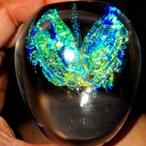 Egg Glass Paperweight
